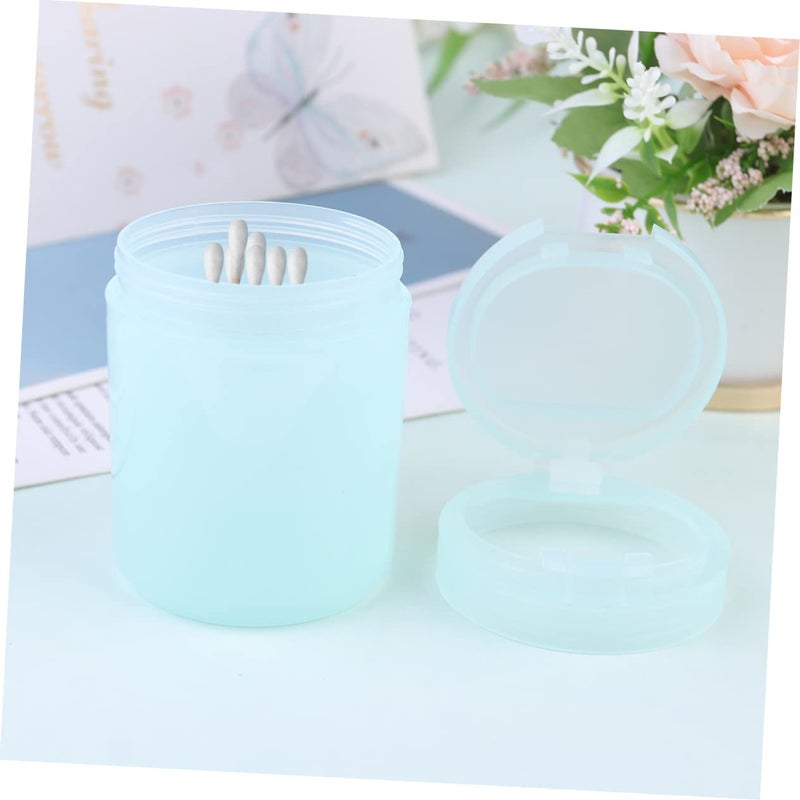 Cotton Swab Organizer Storage Box With Pressable Lid Easy To Clean 1 Piece - Image 4