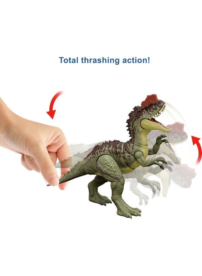 Mattel Games Jurassic World Dominion Massive Action Yangchuanosaurus Dinosaur Figure with Attack Movement, Toy Gift with Physical and Digital Play - Image 4