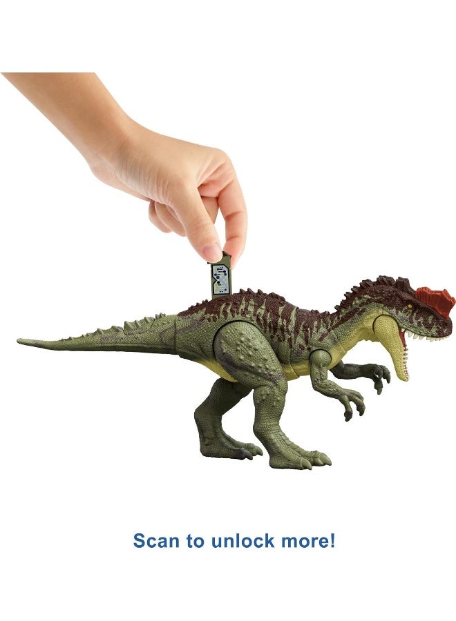 Mattel Games Jurassic World Dominion Massive Action Yangchuanosaurus Dinosaur Figure with Attack Movement, Toy Gift with Physical and Digital Play - Image 3