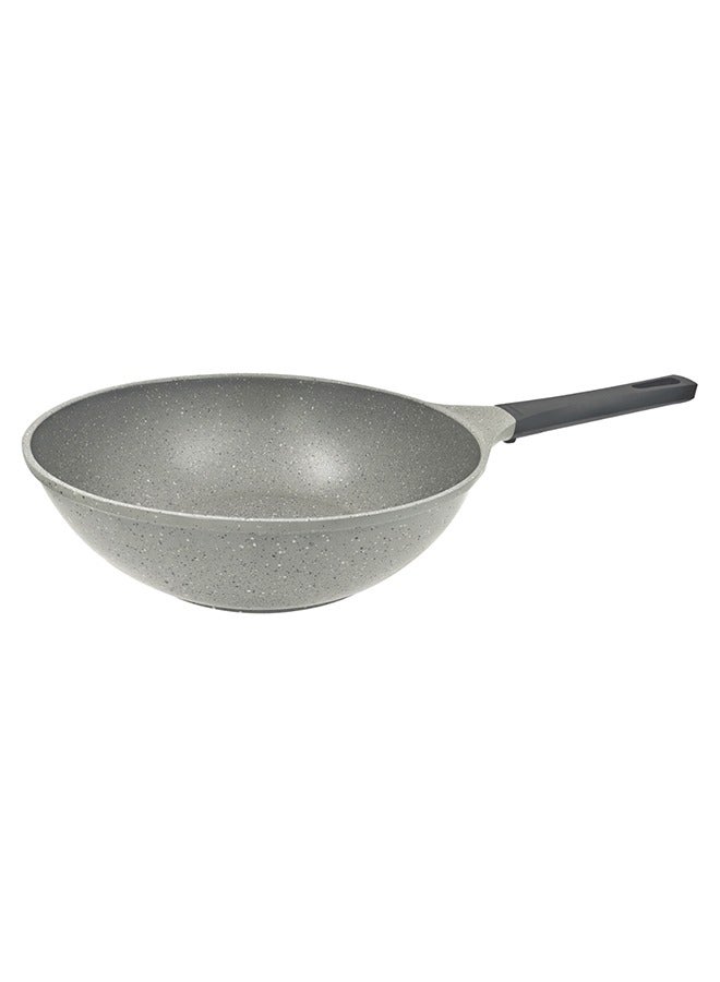 PROCILA Non-Stick Granite Wok Pan Grey 30cm - Image 1