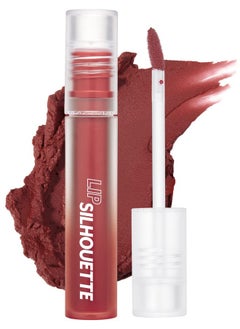 I'M MEME Lip Silhouette Matte Velvet Tint 03 Flare Coral (Coral Shade) ; Best Lip Stain, Vivid Color, Long Lasting, Moisturizing & Hydrating, Lightweight, Matte Finish, Korean Beauty Makeup, 4Ml  - Image 1