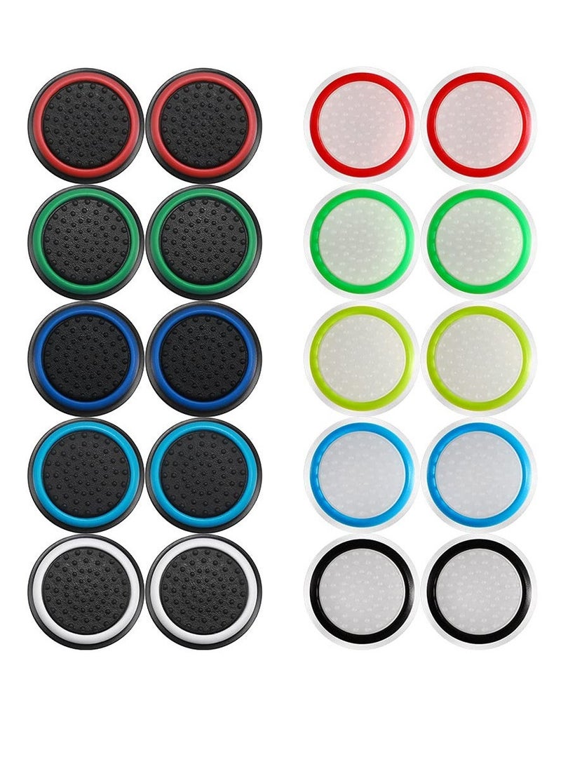 20Pieces Analog Stick Joystick Controller Performance Thumb Grips Compatible with PS5, PS4, Xbox One, Xbox Series X/S Controller Joystick Grips - Image 1