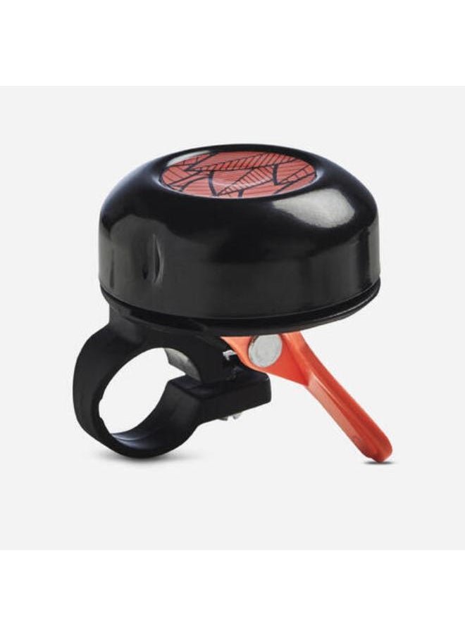 Btwin Kids' Bike Bell Easy Dring 500 - Black/Pink  - Image 1