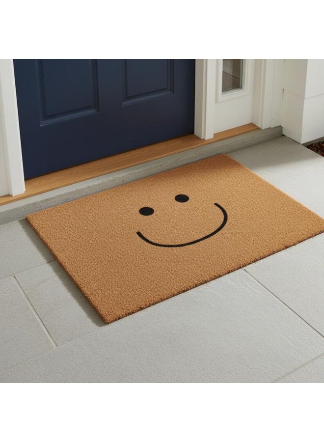 DANUBE HOME Beluxe Smile Anti-Slip Washable Door Mat 50x75cm - Durable Non-Slip Outdoor Welcome Mat, Heavy Duty Entrance Mat, Waterproof Floor Mat For Home Entry - Image 4