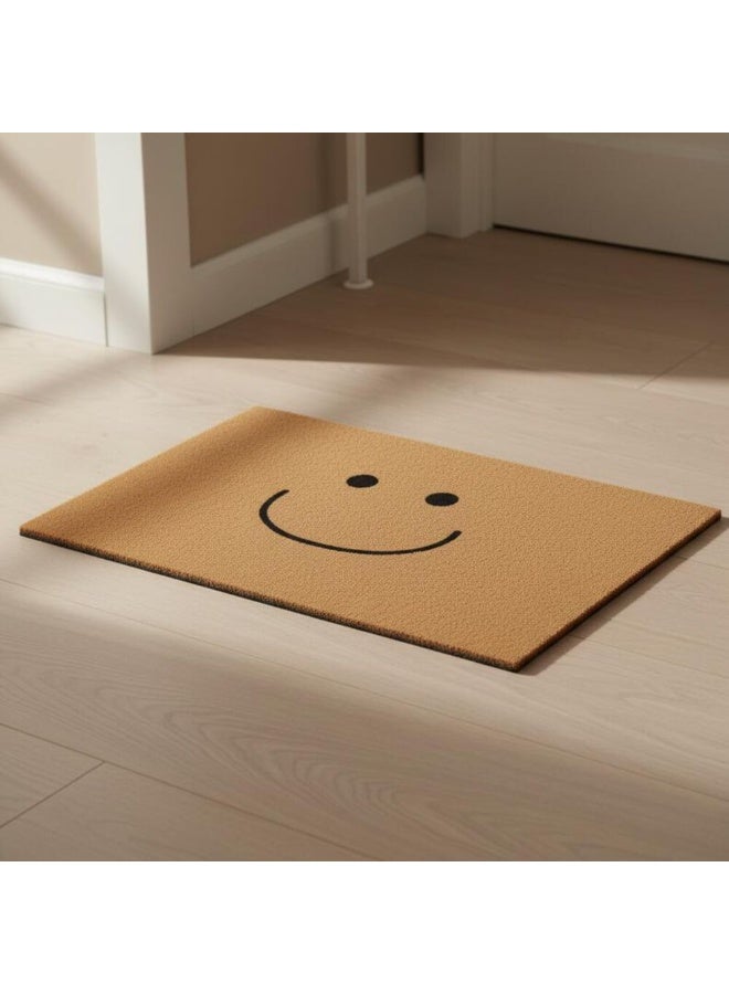 DANUBE HOME Beluxe Smile Anti-Slip Washable Door Mat 50x75cm - Durable Non-Slip Outdoor Welcome Mat, Heavy Duty Entrance Mat, Waterproof Floor Mat For Home Entry - Image 1