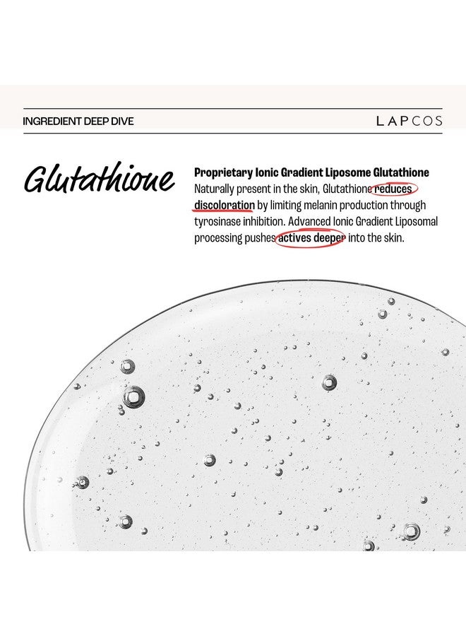 لابكوس قناع إنقاذ الإشراقة بالجلوتاثيون - قناع كوري للعناية بالبشرة يحتوي على الجلوتاثيون والنياسيناميد والببتيدات - أقنعة مرطبة للوجه هدايا سبا للنساء - قناع منشط ومقوي للوجه (5 قطع، 0.91 أونصة) - Image 3