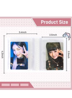 Y&D 3 inch Mini Photo Album Kpop Photocard Binder, Card Id Holder Book with 36 Pockets  - Image 2