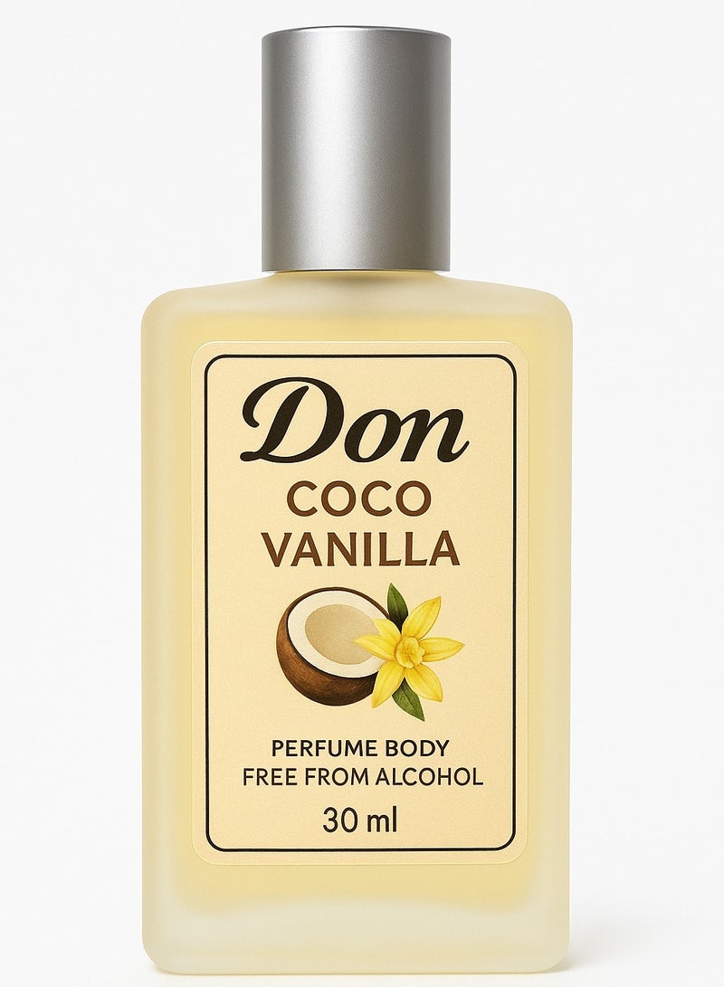 عطر الجسم كوكو فانيليا خالي من الكحول 30 مل