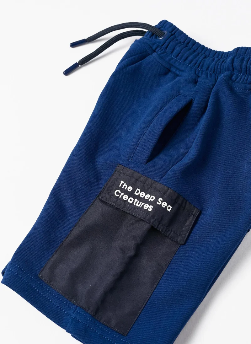 زيبي Zippy Joggers With Cargo Pocket For Boys Deep Sea