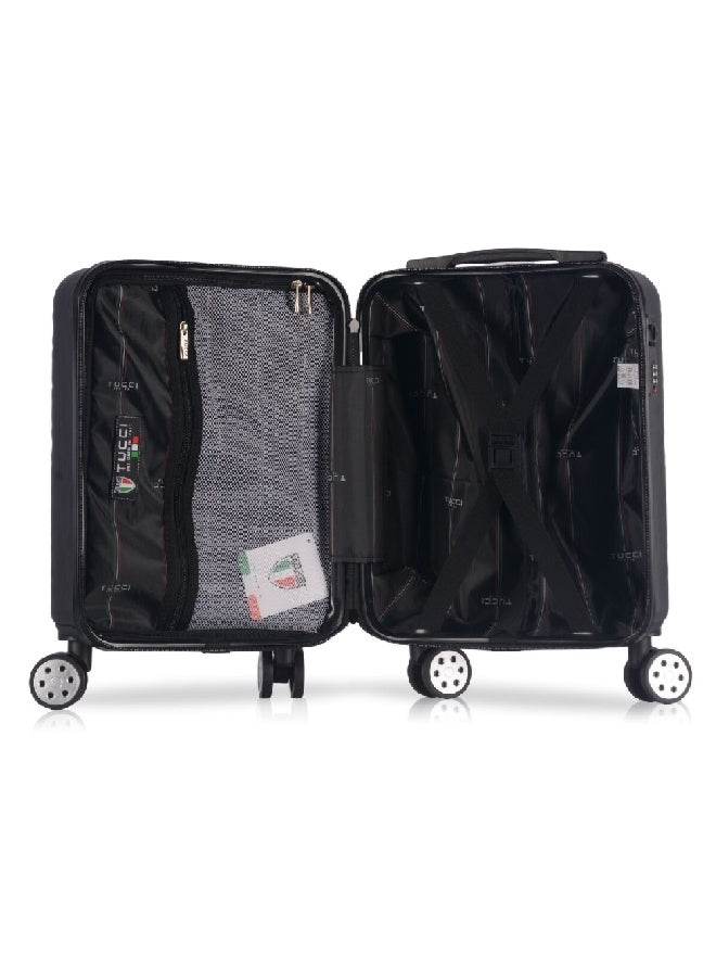 توتشي تستورتا توب جراب حقيبة سفر بقبضة تلسكوبية أسود 17 إنش T0476-17IN-BLK - Image 3