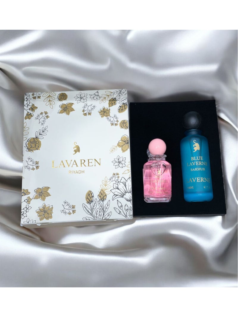 Laverne - Laverne Luxury Package - 2 Pieces: Blue Bakhur 200ml & Miss 100ml - Image 1