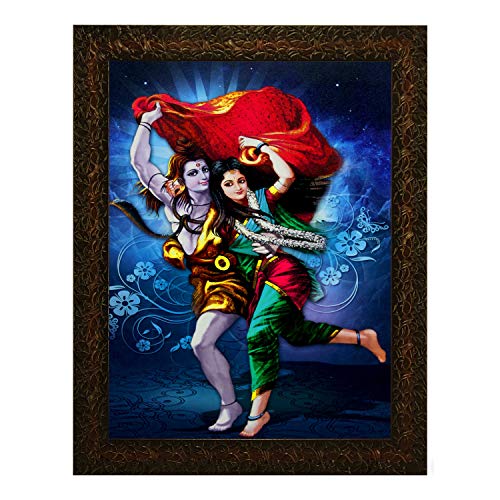 Indianara Religious Painting -Synthetic Wood, 27x30.5x1cm, Multicolour (GB10) - Image 1