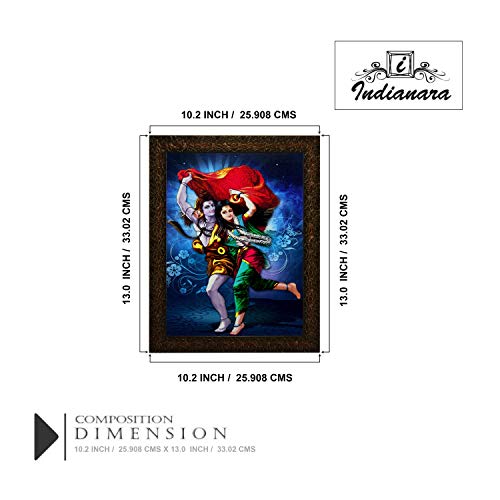 Indianara Religious Painting -Synthetic Wood, 27x30.5x1cm, Multicolour (GB10) - Image 2