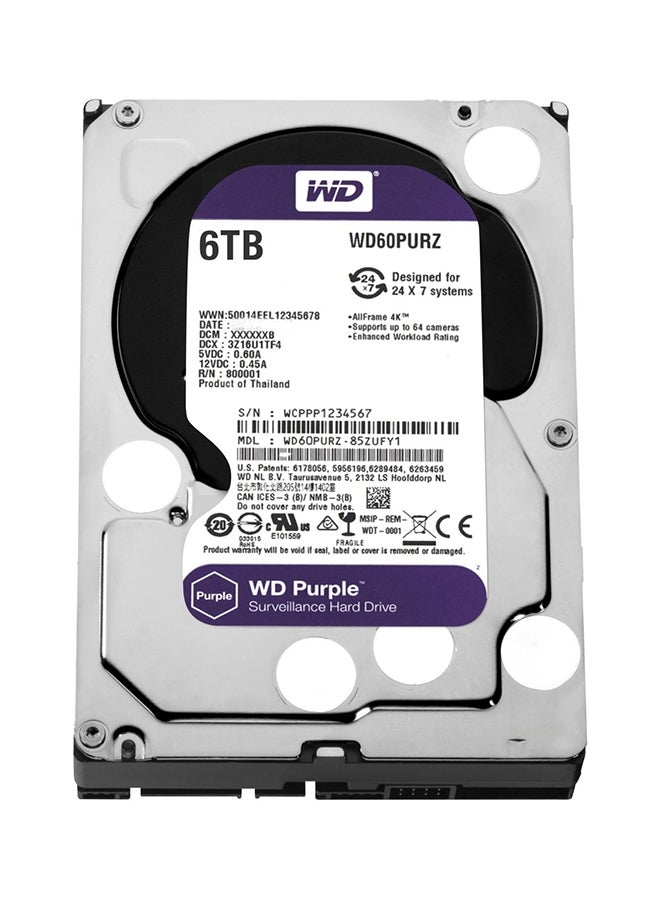 دبليو دي محرك أقراص صلبة سيرفيلانس 6 TB - Image 1