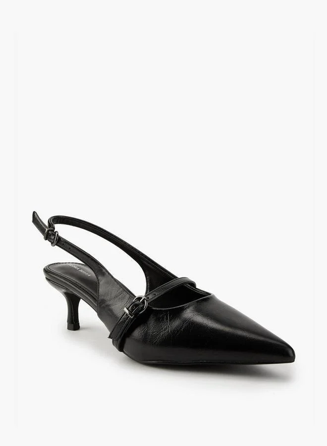 فلورا بيلا من شو إكسبرس أحذية بكعب مدبب مع إبزيم وكعب قطة