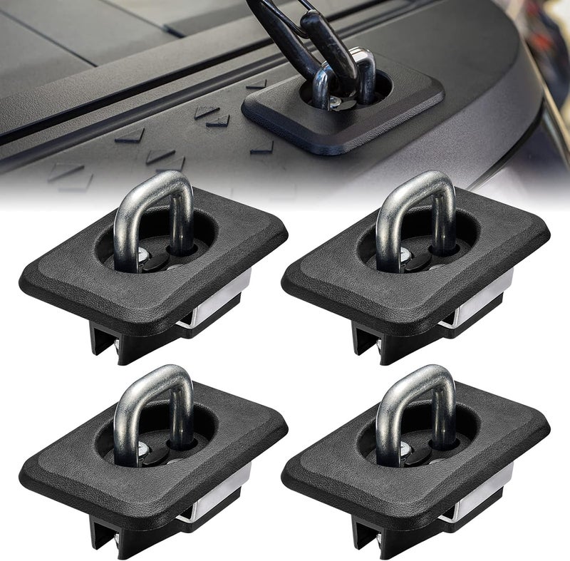 SPEEDWOW Retractable Truck Bed Tie Down Anchors - Image 1