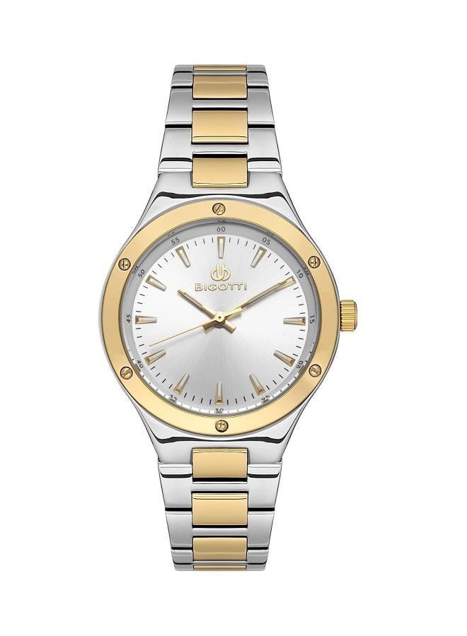 Bigotti - Quotidiano Women Watch | Stainless Steel Band |Brass Case | Analog | Round Dial | Mineral Glass | Japanese Quartz | Water Resistant 30 Meters - Image 1