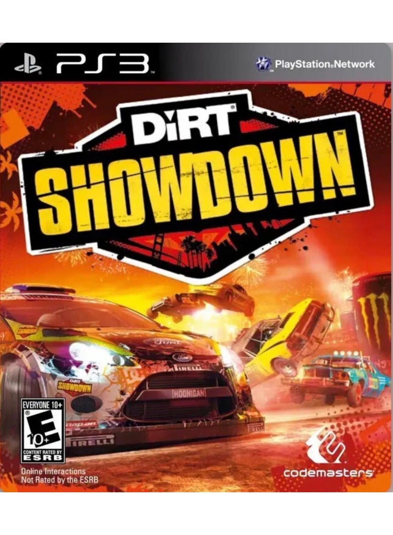 PlayStation DiRT Showdown for PlayStation 3 (PS3) | Arcade Racing Game | High-Impact Destruction & Stunt Racing | Multiplayer Action | International Version | PEGI 10+