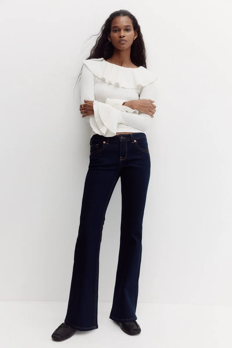 H&M Flared Low Jeans