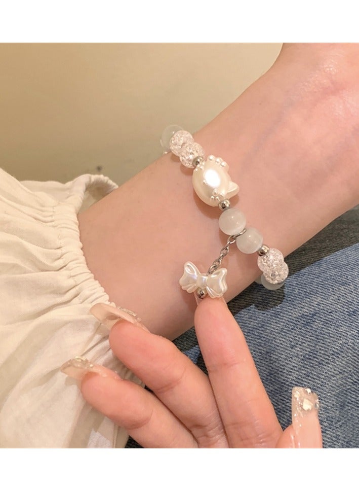 هالو كيتي سوار مبتكر من حبات الكريستال - Image 2