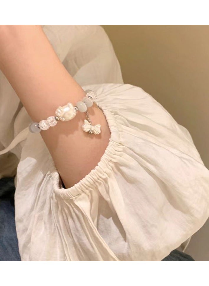 هالو كيتي سوار مبتكر من حبات الكريستال - Image 3