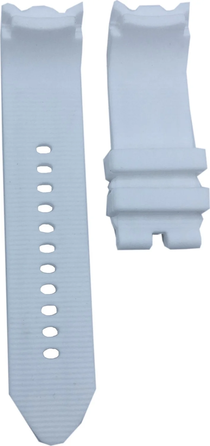 NAUTICA A15567G Compatible 24mm White Silicone Watch Band