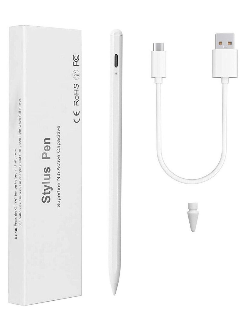 Sensitivity Palm Rejection Stylus Pen for Apple iPad(2018 and After) 6/7/8/9th Generation/ipad Pro 11 / Pro 12.9(3rd/4th/5th)/Air 3&4&5/Mini 5&6, Precise Writing Drawing Digital iPad Pencil - Image 1