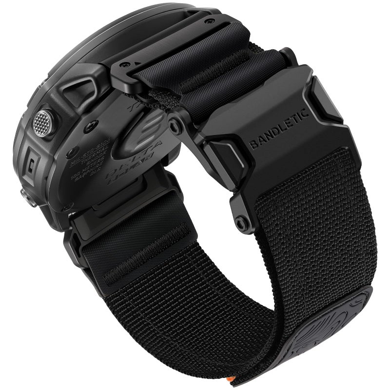 Bandletic أشرطة مغناطيسية Bandletic متوافقة مع ساعة Garmin Fenix 8 بحجم 51 مم، حزام سريع التركيب بحجم 26 مم لـ Fenix 7X 6X Pro/5X Plus/3/3 HR/Instinct 2X 3 بحجم 50 مم /Enduro/Quatix Tactix 8 بحجم 51 مم/Epix Pro (الجيل 2) بحجم 51 مم - Image 1