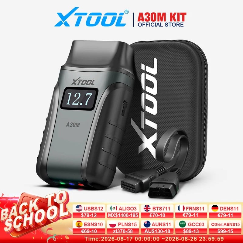 أداة اكس  جهاز فحص أعطال السيارة Xtool Anyscan A30M Bluetooth OBD2 Scanner Car Diagnostic Tools 26+ Reset Service Code Reader Canfd Protocol Lifetime Update - Image 2