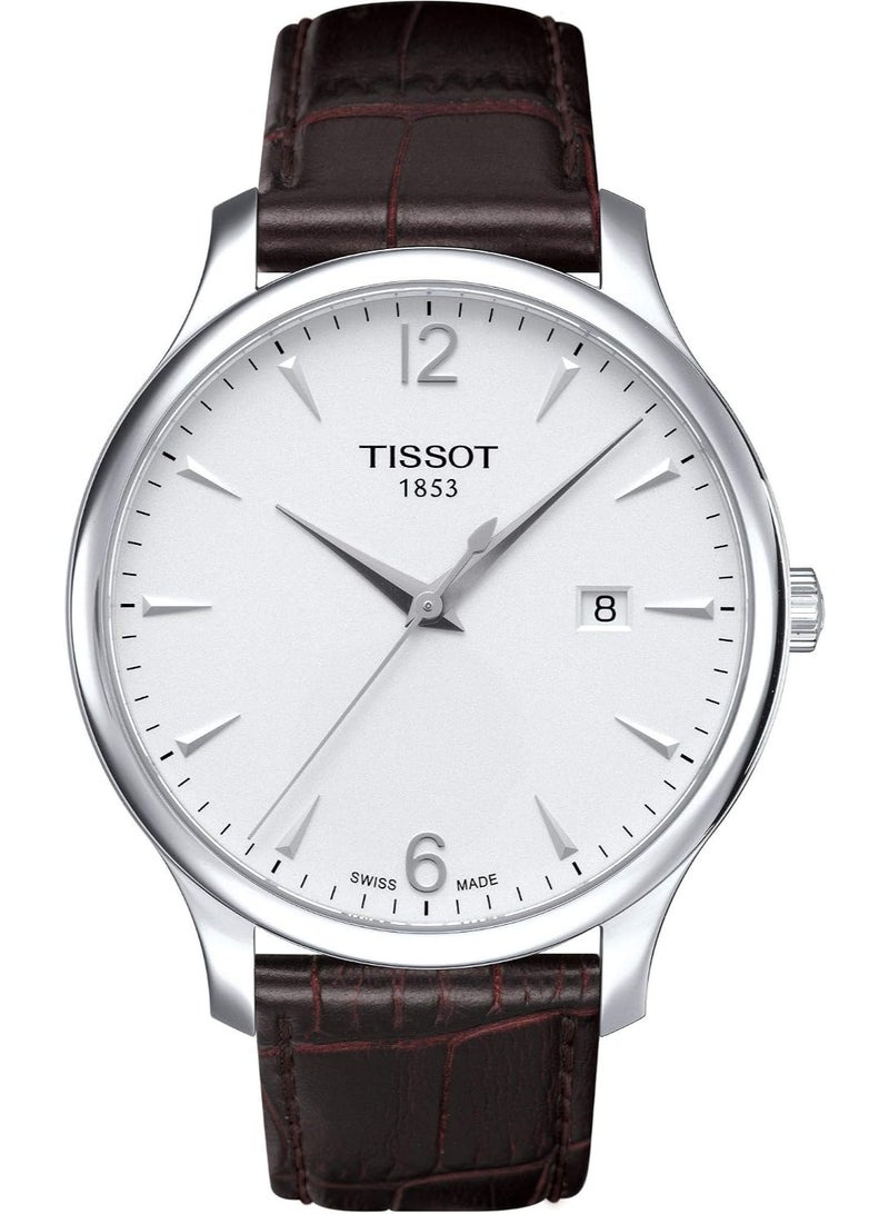 Tissot Tradition Men's Stainless Steel Dress Watch T0636101603700 - Image 1