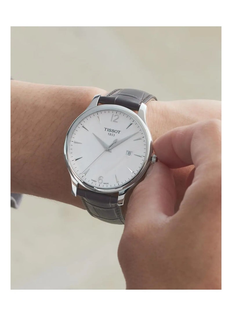 Tissot Tradition Men's Stainless Steel Dress Watch T0636101603700 - Image 5