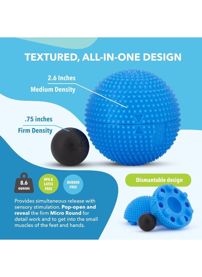 RAD RAD Neuro Ball, Foot Myofascial Release Tool, Textured Massage Ball for Feet, Self Massage, Mobility and Recovery  - Image 4