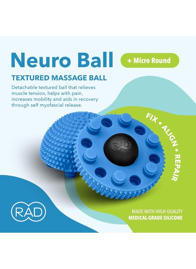 RAD RAD Neuro Ball, Foot Myofascial Release Tool, Textured Massage Ball for Feet, Self Massage, Mobility and Recovery  - Image 2