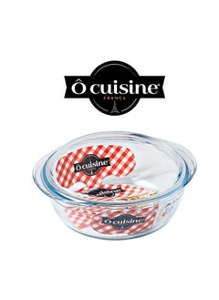 Ocuisine® 1L Round Casserole with Glass Lid - Borosilicate Glass, Oven Safe, Scratch & Stain Resistant - pzsku/ZD2BCF5FB7678F353F4C8Z/45/_/1731497816/cbca7d4d-bf8d-4114-92c9-eb329d2094db