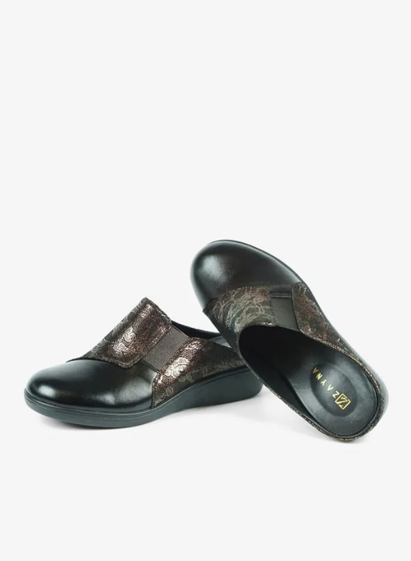 ZAYNA 092-3173 Zayna Ladies Casual Slides 2418-32A Black