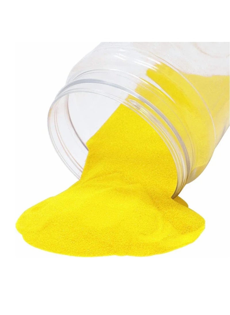 ڤسيل24 رمل حوض السمك الأصفر عالي الجودة 80-120 ميكرومتر: ركيزة ذات حبيبات دقيقة مثالية لتصميم أحواض السمك، وتعزيز وضوح المياه، وإنشاء بيئات طبيعية للأسماك. - Image 1