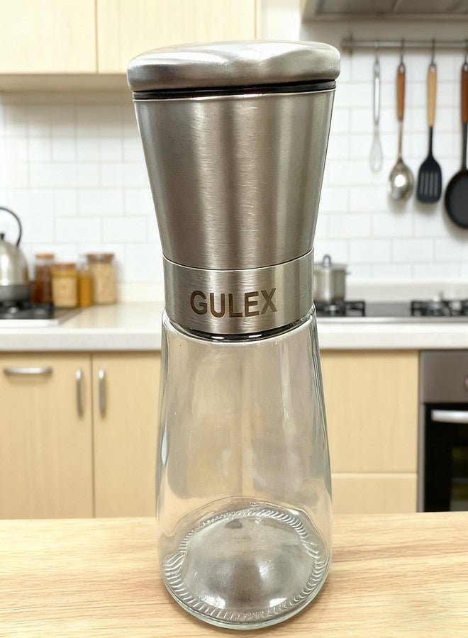 Gulex Pepper Grinder Pepper Mill, Salt Grinder Refillable,(Single Package) Adjustable, Stainless Steel Sea Salt Shaker with Ceramic Rotor (1 pack) - Image 5