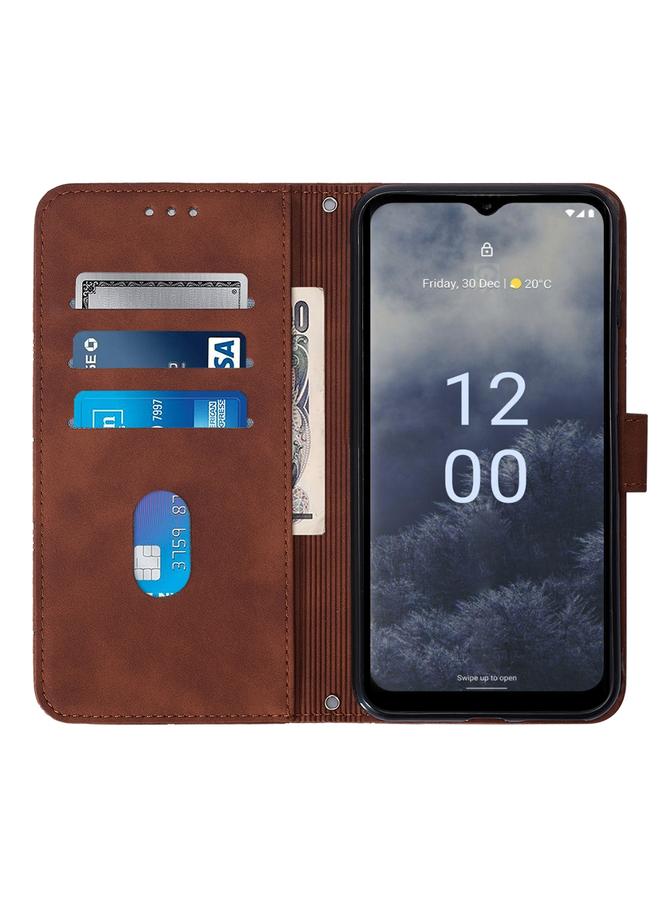 S-TOP Case For Nokia G60 5G Crossbody 3D Embossed Flip Leather Phone Case - Image 5