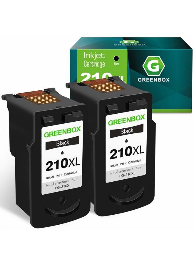 GREENBOX Remanufactured Ink Cartridge Replacement for Canon PG-210XL CL-211XL 210 XL 211XL for PIXMA IP2702 MX410 MP495 MP230 MP240 MP280 MX340 MX350 MX360 Printer (1 Black 1 Tri-Color) - Image 1