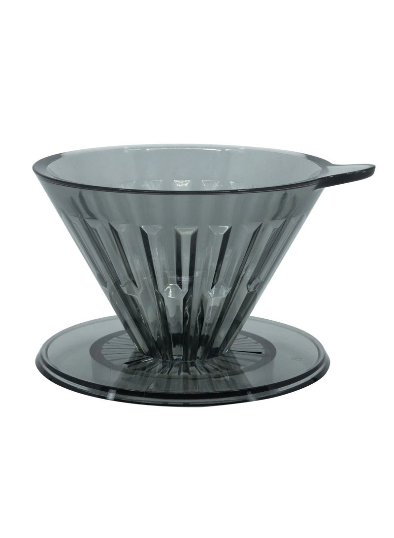 TIMEMORE Crystal Eye Dripper 02 PCTG Transparent Black - Image 1