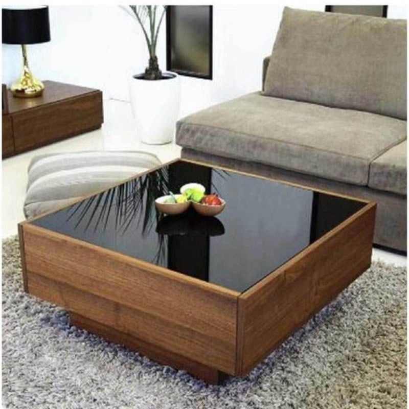 بيتك طاولة قهوة 80×80×40 سم - بني - Image 1