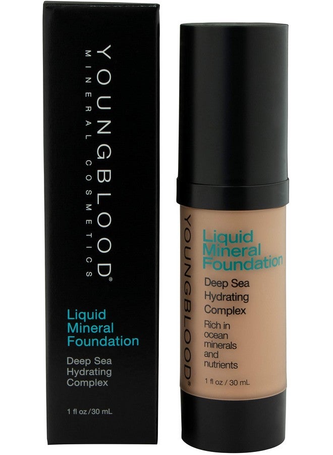 Youngblood Mineral Cosmetics Liquid Mineral Foundation, Golden Sun (Old Version) | Full Coverage Mineral Lightweight Makeup | Vegan, Cruelty Free, Paraben Free - Image 1