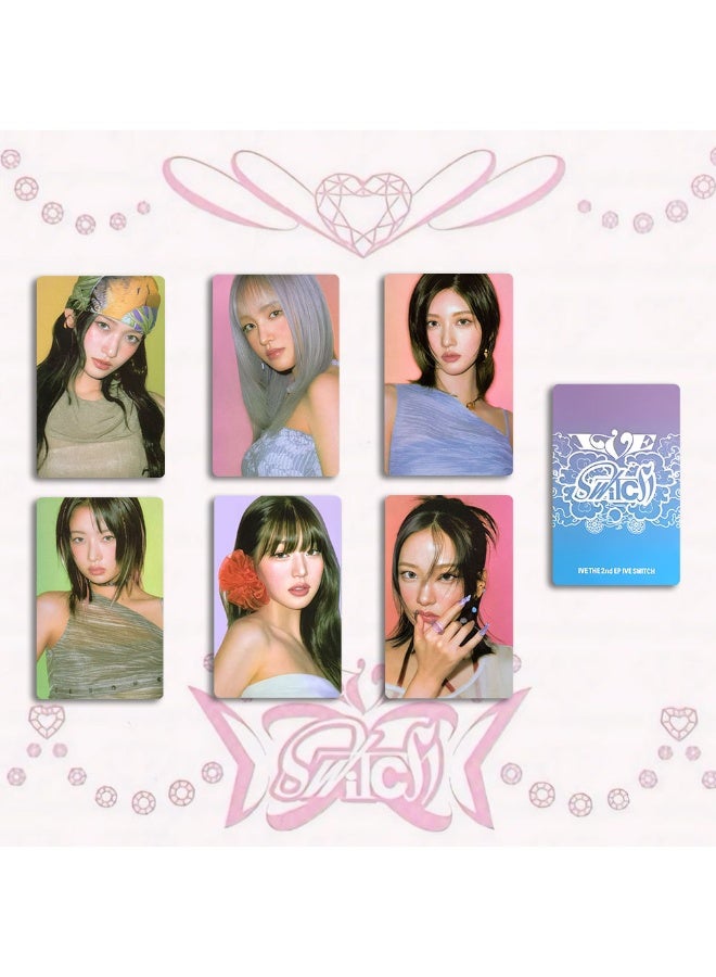 NIBEMINENT 6 Pcs Kpop IVE SWITCH HEYA Lomo Cards Card For Fans Collection Gifts - Image 1