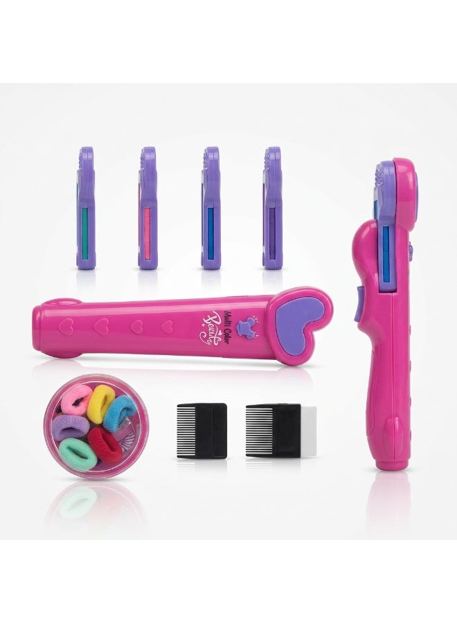 general Girls Temporary Washable Hair Chalk & Styling Kit with Heart Tools and Accessories - Image 5