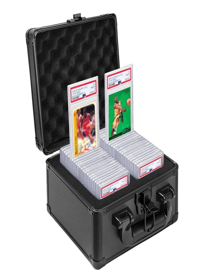 Fukumi Graded Card Storage Box - Aluminum Alloy Graded Card Case Compatible with 46 Card Slabs, Sports Trading Card Case Fits PSA, CSG, BGS - Image 1