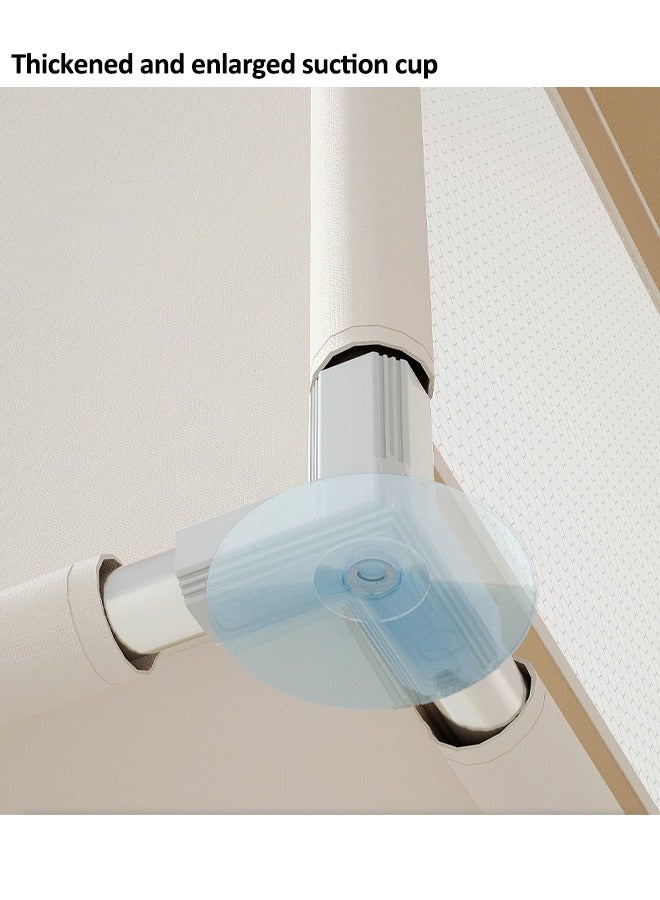 Baby Playpen for Toddler and Babies, Extra Large Baby Playard, Indoor & Outdoor Kids Activity Center with Anti-Slip Base, Play Yard with Soft Breathable Mesh, Baby Fence Play Area (150*180cm) - Image 2