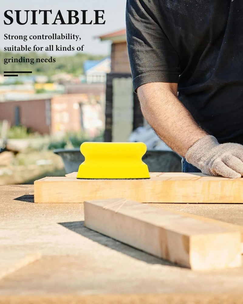KalamkariX Yellow Hand Polishing Pad, Marble Polish Machine, Marble Polishing Machine, Essential Tool for Glass Shops and Glaziers, Durable and Efficient - Image 5