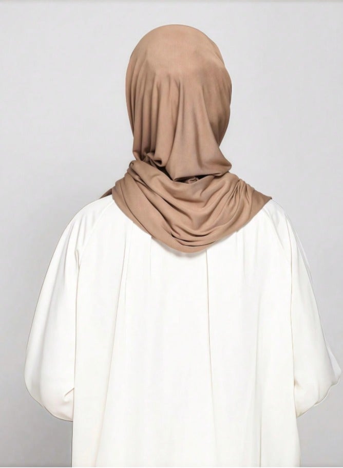 Jersey Cotton Scarf Elastic Scarf Muslim Instant Hijab Mercerized Cotton Shawl Women Soft Jersey Scarf  - Image 4