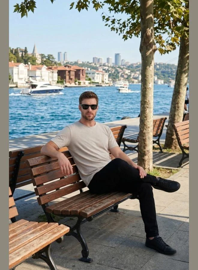 Buratti Buratti Slim Fit High Waist Narrow Leg Jeans Men's DENIM PANTS 3300C63TOKYO