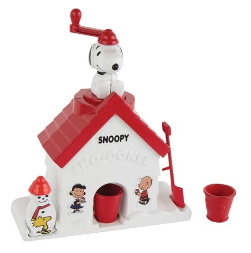 World's Smallest Worlds Smallest Snoopy SNOCone Machine Mini Ice Shaver SNOCone Maker Makes SingleServe Mini SNOCones Recommended for Ages 6 Official Peanuts Product - Image 1
